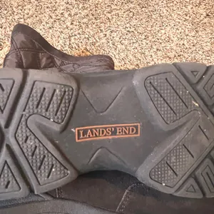 Lands' End Suede Winter Boots Quilted Warm Casual Ankle‎ Booties Size 9 thumbnail 7