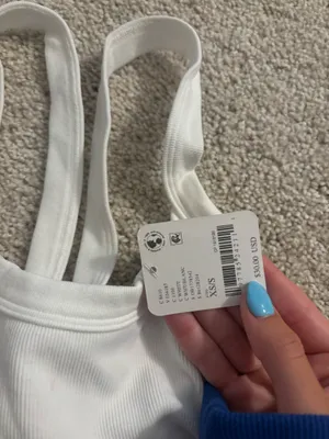 White free people tank thumbnail 2