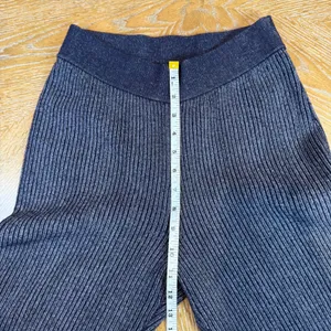 Anthropologie Pilcro‎ Sweater Knit Pants Flared Pull On Indigo Blue Size Small thumbnail 9