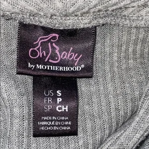 5/$30 🎈 Oh‎ baby by motherhood women’s small maternity open grey cardigan thumbnail 4