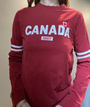 long sleeve canada tee Red Size M thumbnail 2