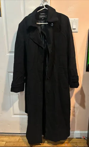 Jones New York Black Wool Blend Coat thumbnail 1