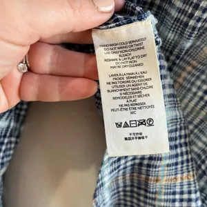Anthro‎ Pilcro Shari Plaid Smocked Blouse Cottagecore Boho Top Sz M thumbnail 11