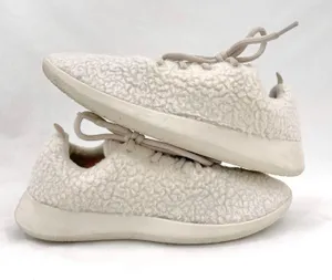 Allbirds Wool Sneakers Runner Fluffs White Merino Wool Athletic Shoes US Size 9 thumbnail 1
