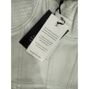 Retrofête Amberly Leather Strapless Mini Dress Optic White Size M‎ thumbnail 9