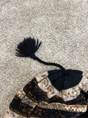 Turtle Fur Knit Cap Hat Aztec Merino Wool Beanie adult made in USA thumbnail 4