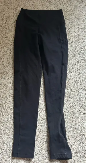 OFFLINE by Aerie Black High-Rise Leggings with pockets thumbnail 1