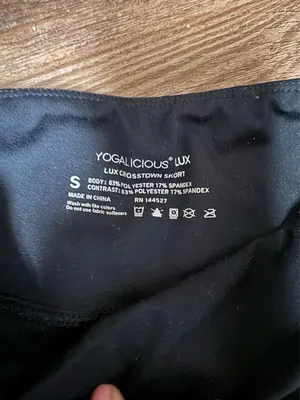 Black yogalicious lux skirt thumbnail 2
