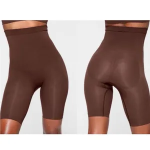 Skims Seamless Sculpt High Waisted Above The Knee Short Cocoa XXS thumbnail 2