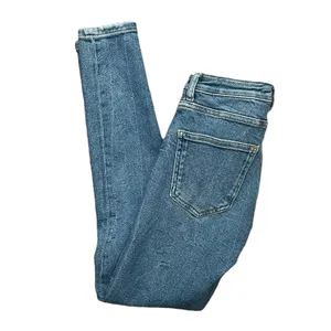 Zara Women Jeans 2 Blue Skinny Leg Mid Rise Minimalistic Sustainable Casual‎ Y2K thumbnail 11