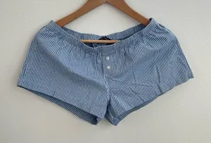Brandy Melville blue and white shorts thumbnail 1