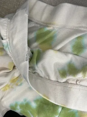 Women’s Old Navy Tie Dye Shorts XXL Cream Green Blue Yellow thumbnail 6