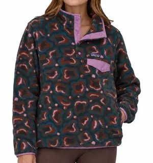 Patagonia Women's Synchilla Snap-T Fleece Pullover Soft Spirea Size XL NWT thumbnail 1