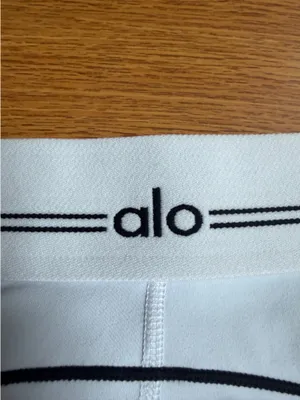 Alo White Yoga High-Waisted Leggings thumbnail 2