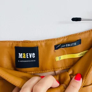 Maeve Women's Tan and Brown Trousers thumbnail 3