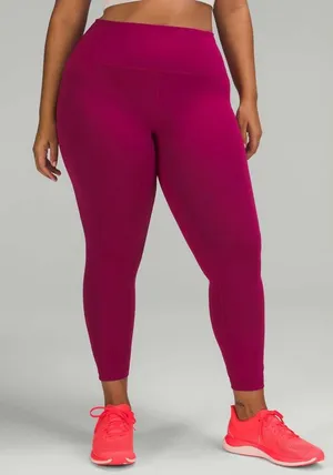 Lululemon Wunder Train High-Rise Tight 25"‎ Pomegranate W5CQDS thumbnail 1