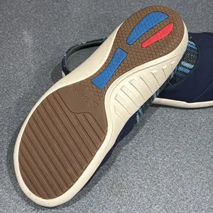 Spenco‎ Orthotic Nubuck Mules Siesta Nuevo Stripe Navy - 9 Wide B22A thumbnail 11