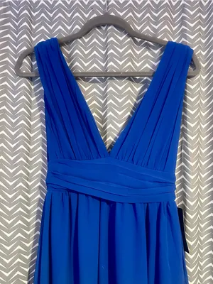 NWT Lulus | Heavenly Hues Royal Blue Maxi Dress, Size XS thumbnail 5