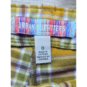 Urban-outfitters Women's Yellow and White Trousers thumbnail 3