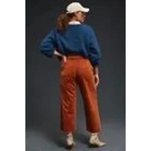 Maeve by Anthropologie The Colette Corduroy Wide Leg Pants Bronze 29 NEW thumbnail 2