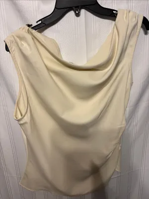 a new day Cream Drape Neck Sleeveless Camisole thumbnail 5