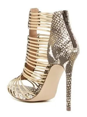 Steve Madden Margo Heel Gladiator Snake Sandals thumbnail 5