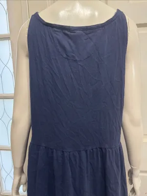 Ralph Lauren Jeans Co.Nautical Sleeveless Casual Flared dress Size Large A3 thumbnail 8