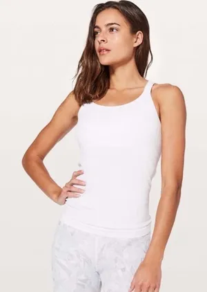 Lululemon Ebb To Street‎ Tank II In White Size 8 thumbnail 1