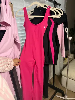 Long jumpsuit Pink thumbnail 3
