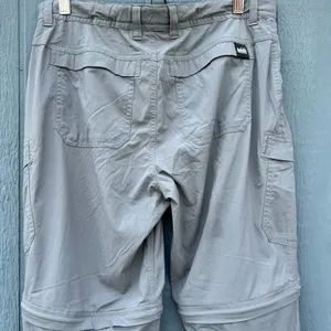 REI Utility Cargo Convertible Trail Pants Grey Size Small thumbnail 5