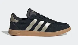 adidas Breaknet‎ Sleek Trainers Black Silver Metallic Gum Sole Womens 8 GW5523 thumbnail 1
