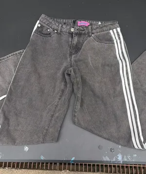Edikted Jeans Low-Rise Baggy With Bow Ribbon thumbnail 1