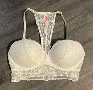 Victoria's Secret Pink lace pushup bra thumbnail 1