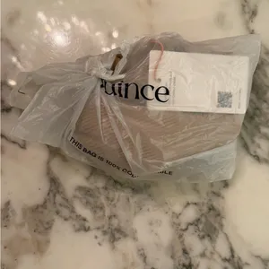 NWT Quince Women's Sand Nude Comfort Rib Tank Bralette (2-pack) Sz XS Sold Out thumbnail 5