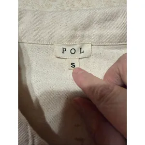 POL Womans Trucker Jacket Rust/Oatmeal Sz S Oversized NWOT thumbnail 3
