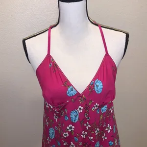 Secret Treasures purple floral sexy nightgown thumbnail 2
