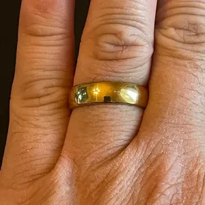 6mm gold stainless steel ring thumbnail 6