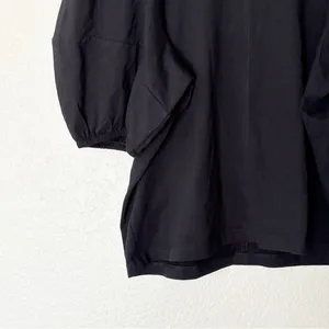 Madewell Top Womens Puff-Sleeve Tee Short Basic Everyday Staple Black Size L NEW thumbnail 6