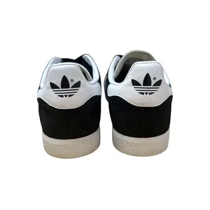 Adidas Gazelle Women's Sz 6 Core Black Suede White Sneakers Shoes Lace Up BA9595 thumbnail 6