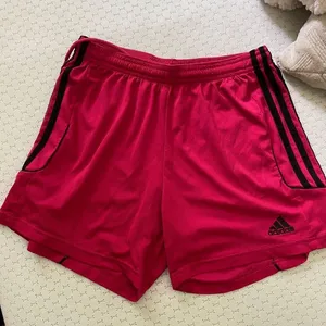 ClimaCool Pink Athletic Adidas Shorts thumbnail 1