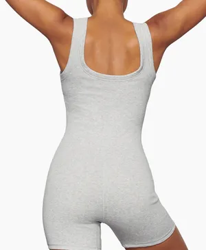 Skims Cotton Rib Onesie Bodysuit thumbnail 2