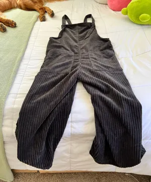 Pull & Bear Ribbed Corduroy Jumpsuit thumbnail 3