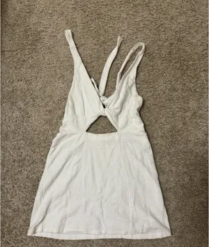 Free people white dress thumbnail 3