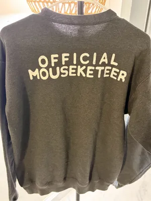 Disney Black Crewneck Sweatshirt with Red Hanes Tag thumbnail 6