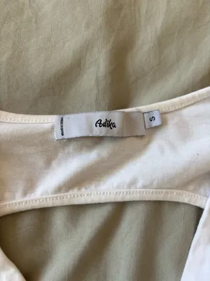 Adika White Open Back Crop Top thumbnail 3