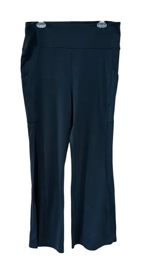 Lou & Grey Black Wide-Leg Yoga Pants thumbnail 1