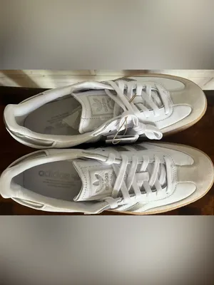 Adidas Samba Sneakers - White & Silver Women’s size 10. NWT thumbnail 7