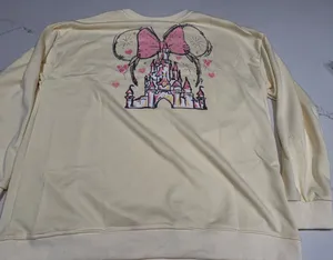 NEW Yellow Lightweight Magic Kingdom Travel Sweatshirt XL thumbnail 1