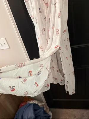 Free People The Way Back Maxi Top XS White Floral with Embroidery thumbnail 9