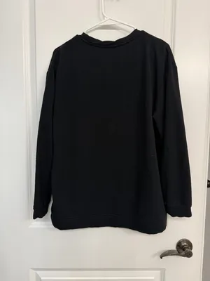 Orvis Black Fleece Crewneck Pullover High Low Hem Women’s M thumbnail 6